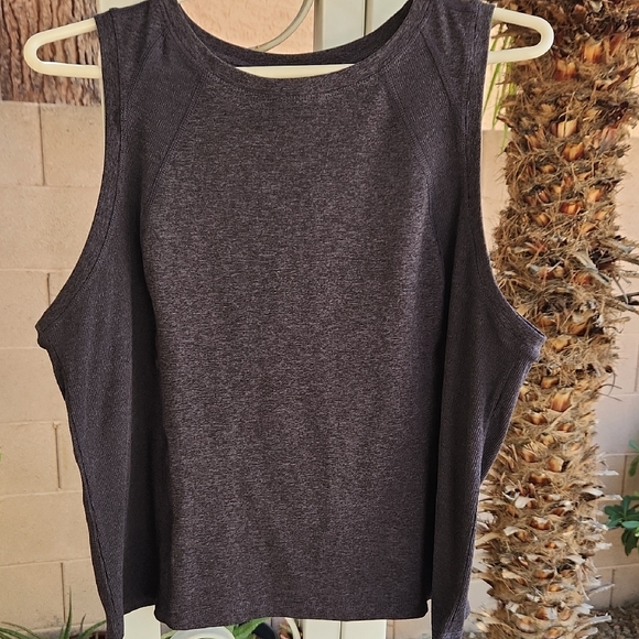 Women's XXL Sleeveless Gray Workout Top Member's Mark - Picture 1 of 4